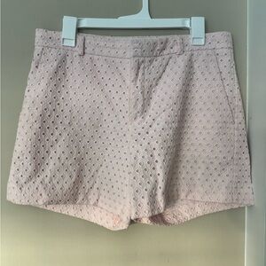 Banana Republic Pink Eyelet Shorts